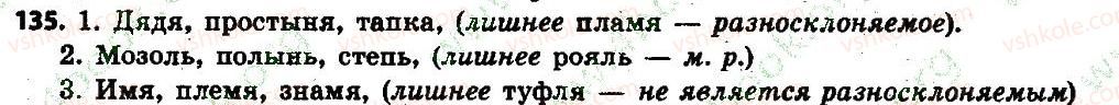 фото задание 135 - § 15. склонение имён существительных - имя существительное