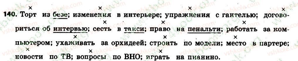 фото задание 140 - § 16. несклоняемые имена существительные - имя существительное