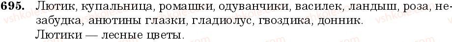 фото задание 695 - занятие 58, 59. относительные, отрицательные и неопределённые местоимения - грамматика. морфология. орфография