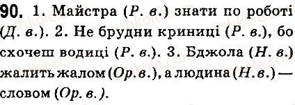 фото задание 90 - § 11. відмінки іменників - іменник