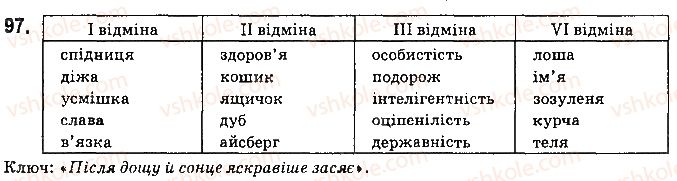 фото задание 97 - § 12. відміни іменників - іменник