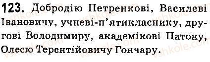 фото задание 123 - § 14. відмінювання іменників другої відміни - іменник