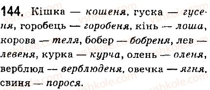 фото задание 144 - § 16. відмінювання іменників четвертої відміни - іменник