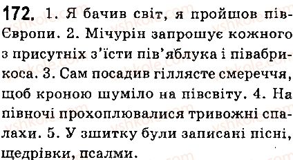 фото задание 172 - § 19. способи творення іменників - іменник