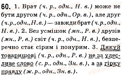 фото задание 60 - § 7. іменник як частина мови - іменник