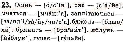 фото задание 23 - § 3. фонетика і орфографія - повторення вивченого