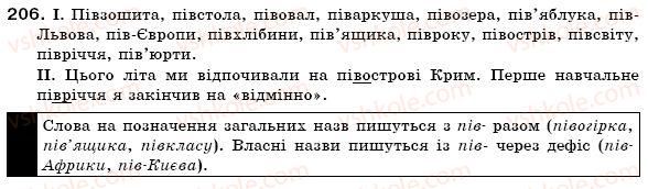 фото задание 206 - § 20. творення іменників. правопис суфіксів - іменник