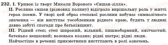 фото задание 232 - § 23. прикметник як частина мови - прикметник