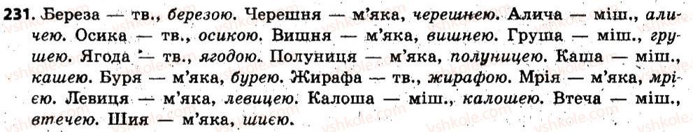 фото задание 231 - § 22. відмінки іменників, їхнє значення. поділ іменників на відміни. відмінювання іменників - іменник