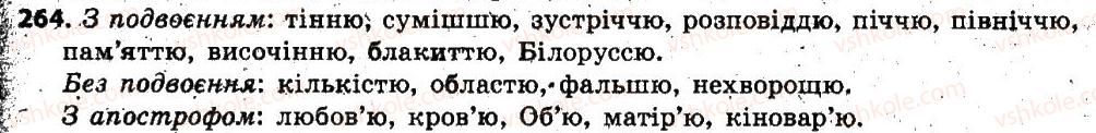 фото задание 264 - § 22. відмінки іменників, їхнє значення. поділ іменників на відміни. відмінювання іменників - іменник
