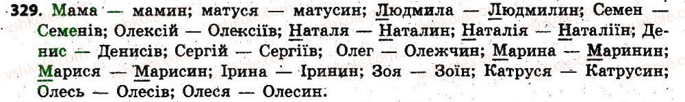 фото задание 329 - § 27. якісні, відносні, присвійні прикметники, їхнє творення та правопис - прикметник