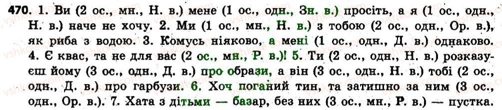 фото задание 470 - § 41. особові займенники і зворотний займенник себе - займенник
