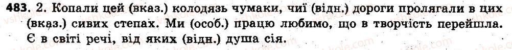 фото задание 483 - § 42. питальні й відносні займенники - займенник