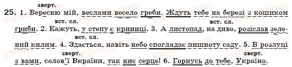 фото задание 25 - § 2. звертання. вставні слова та сполучення слів - повторення, узагальнення та поглиблення вивченого