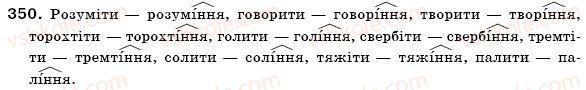 фото задание 350 - § 21. особливості творення іменників - іменник