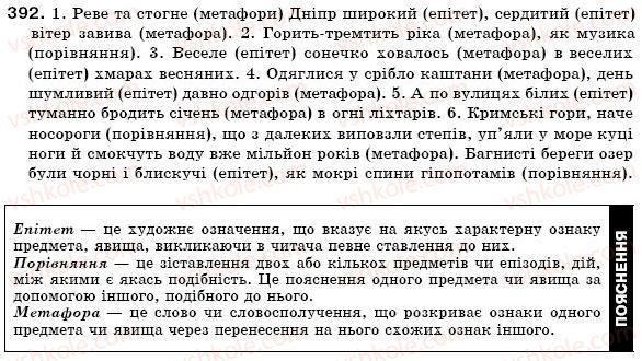 фото задание 392 - § 24. якісні, відносні, присвійні прикметники, їхнє творення та правопис - прикметник