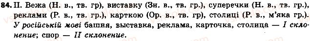 фото задание 84 - § 10. відміновання іменників 1 відміни - морфологія. орфографія. елементи стилістики. іменник