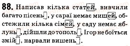 фото задание 88 - § 10. відміновання іменників 1 відміни - морфологія. орфографія. елементи стилістики. іменник