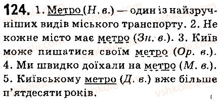 фото задание 124 - § 15. незмінювані іменники - морфологія. орфографія. елементи стилістики. іменник