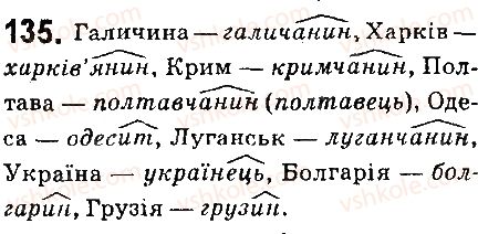 фото задание 135 - § 16. основні способи творення іменників - морфологія. орфографія. елементи стилістики. іменник