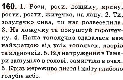 фото задание 160 - § 18. букви е, и, і в суфіксах іменників - морфологія. орфографія. елементи стилістики. іменник