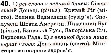 фото задание 40 - § 5. велика буква й лапки у власних назвах - морфологія. орфографія. елементи стилістики. іменник