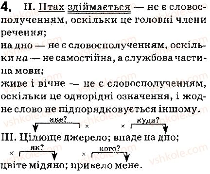 фото задание 4 - § 1. словосполучення і речення - повторення та узагальнення вивченого в п'ятом класі