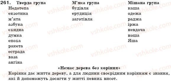 фото задание 261 - § 28. відмінювання іменників і відміни - морфологія. іменник