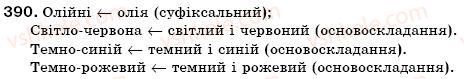 фото задание 390 - § 42. творення прикметників - морфологія. прикметник