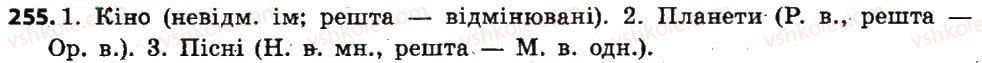 фото задание 255 - § 32. відмінки іменників - іменник