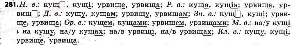 фото задание 281 - § 35. відмінювання іменників ii відміни - іменник