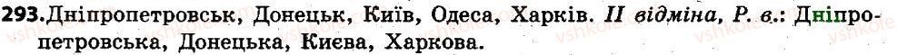 фото задание 293 - § 36. особливості відмінювання іменників чоловічого роду ii відміни в родовому відмінку - іменник