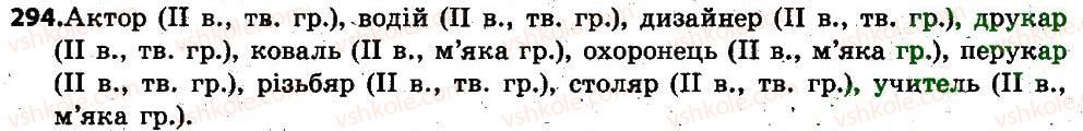 фото задание 294 - § 36. особливості відмінювання іменників чоловічого роду ii відміни в родовому відмінку - іменник