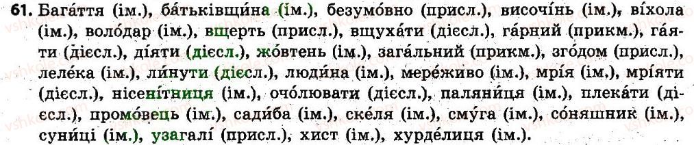 фото задание 61 - § 8. групи слів за походженням - лексикологія. фразеолопя