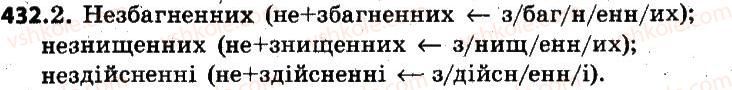 фото задание 432 - § 51. написання –н і -нн у прикметниках - прикметник