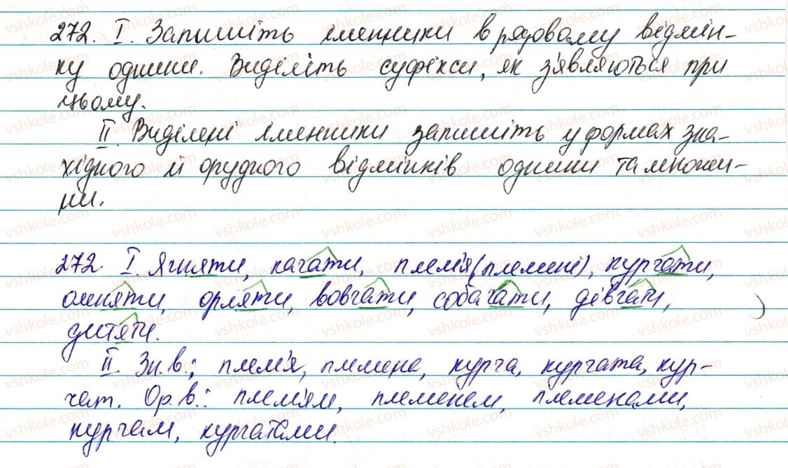 фото задание 272 - § 32. відмінювання іменників ііі і iv відмін - морфологія та орфографія. іменник