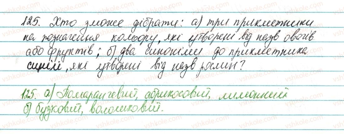 фото задание 125 - § 16. змінювання й творення слів - словотвір. орфографія