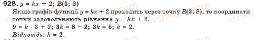 фото задание 928 - § 22. графік функції - функції
