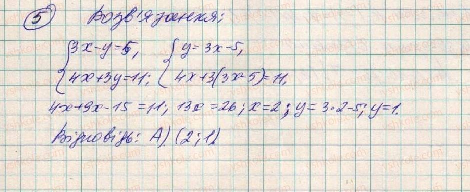 фото задание 5 - домашня самостійна робота №5 - розділ 3. лінійні рівняння та їх функції