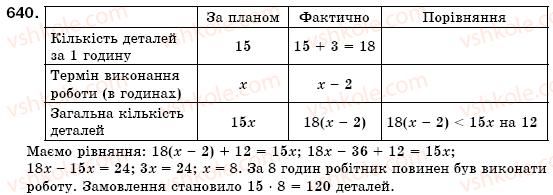 фото задание 640 - § 18. множення різниці двох виразів на їх суму (уроки 46-48) - розділ 2. цілі вирази