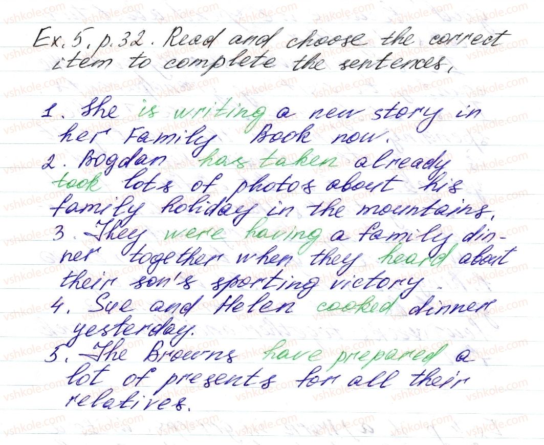 фото задание 5 - lesson 7 - unit 1. my family and friends