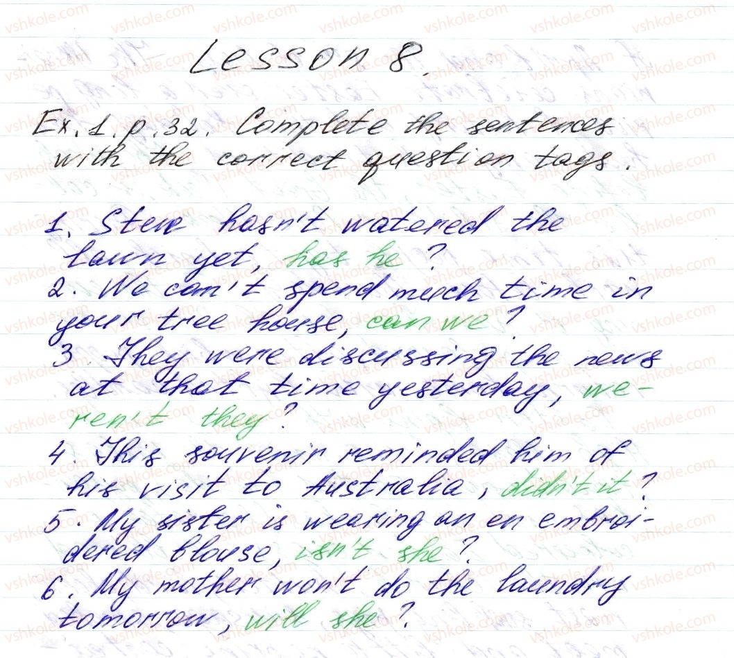 фото задание 1 - lesson 8 - unit 1. my family and friends