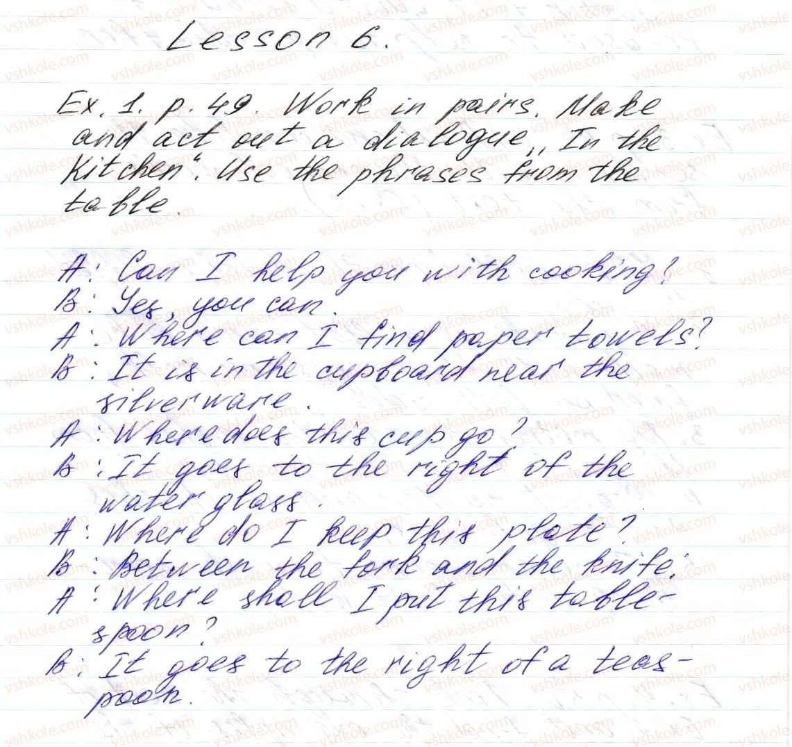 фото задание 1 - lesson 6 - unit 2. food