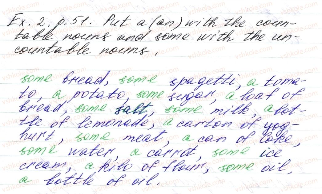 фото задание 2 - lesson 7 - unit 2. food