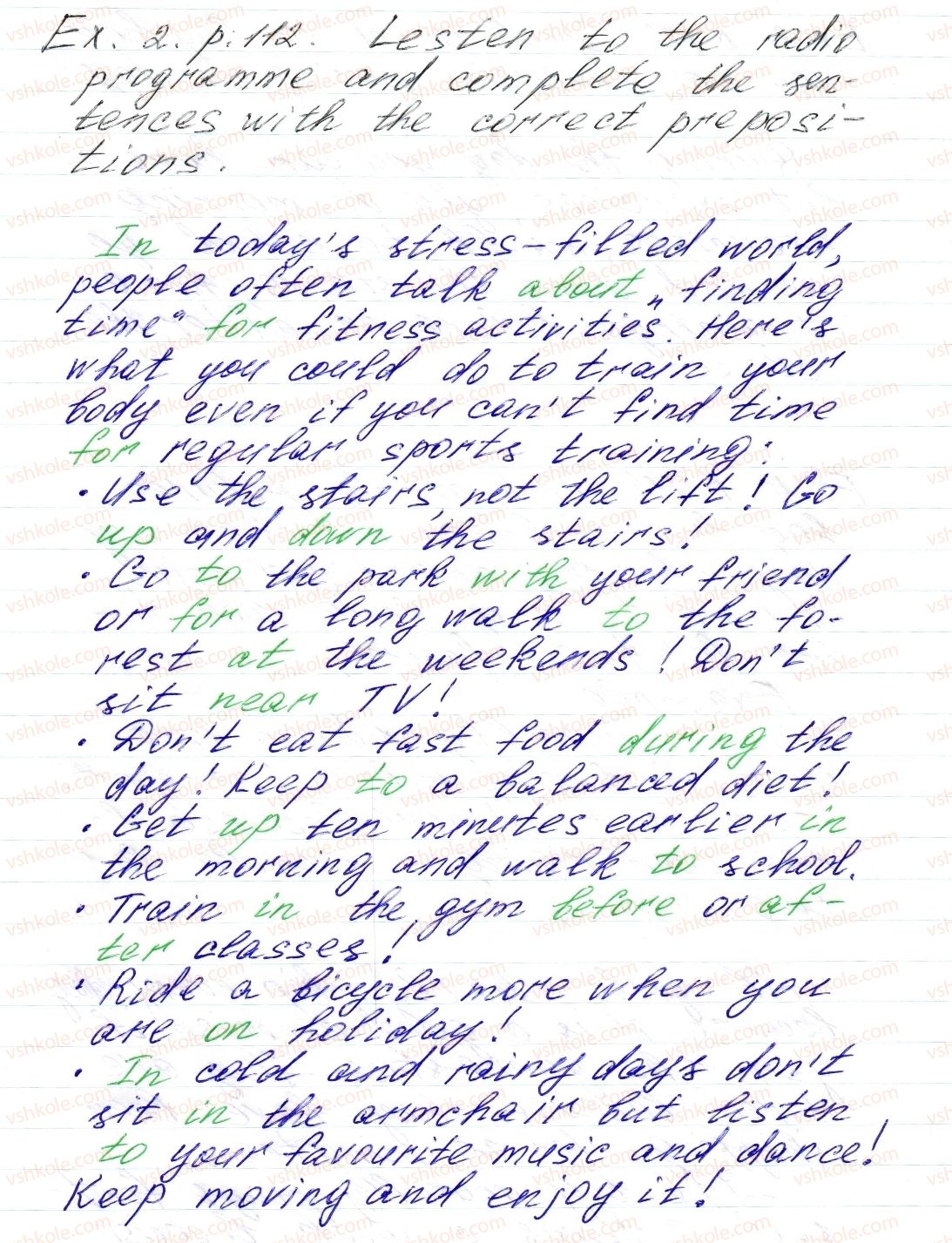 фото задание 2 - lessons 5-6 - unit 5. sport