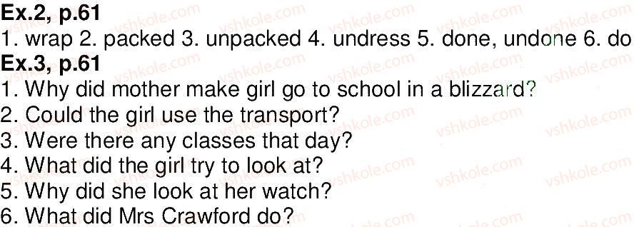 фото задание p61 - 2.3. who is absent today? - unit 2. balance your school life