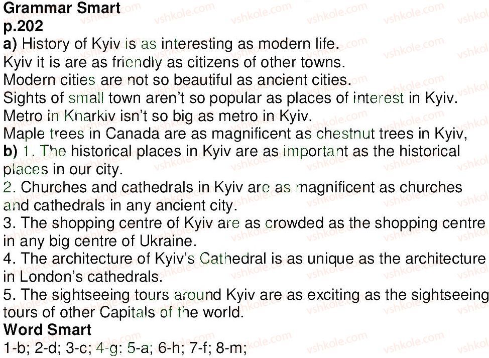фото задание p202 - 7.2. the heart of kyiv - unit 7. a city to explore