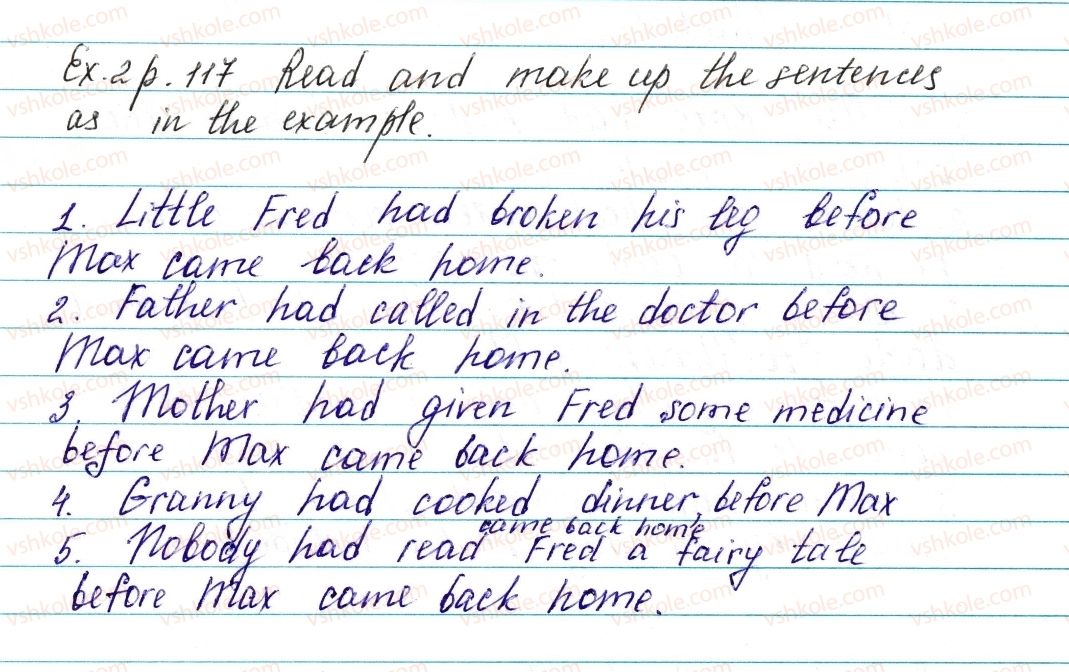 фото задание ex2p117 - lesson 2. doctor! doctor! - unit 3. a soud mind in a sound body