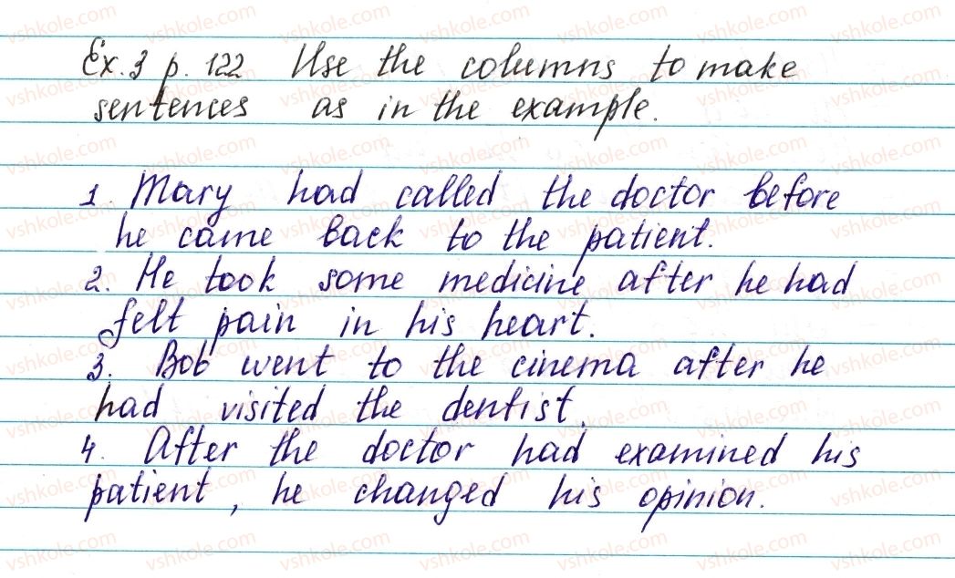 фото задание ex3p122 - lesson 2. doctor! doctor! - unit 3. a soud mind in a sound body