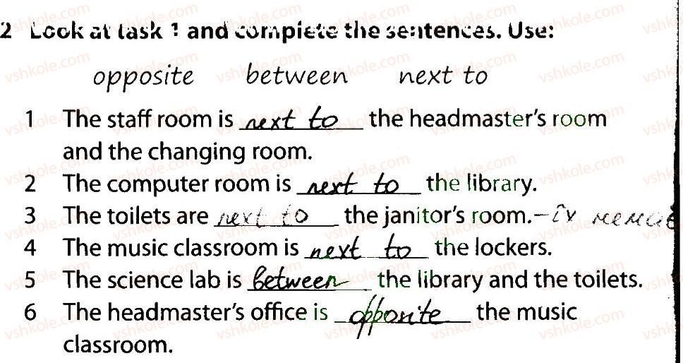 фото задание 2 - lesson 1. in school - unit 1